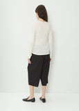 Cotton Cashmere Henley Tee — Off White