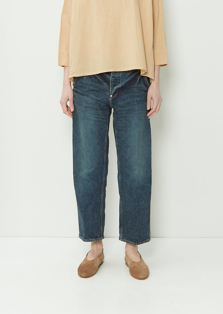 Straight Leg Denim Jeans