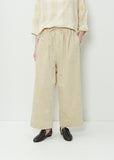 Cotton Velvet Wide Pants
