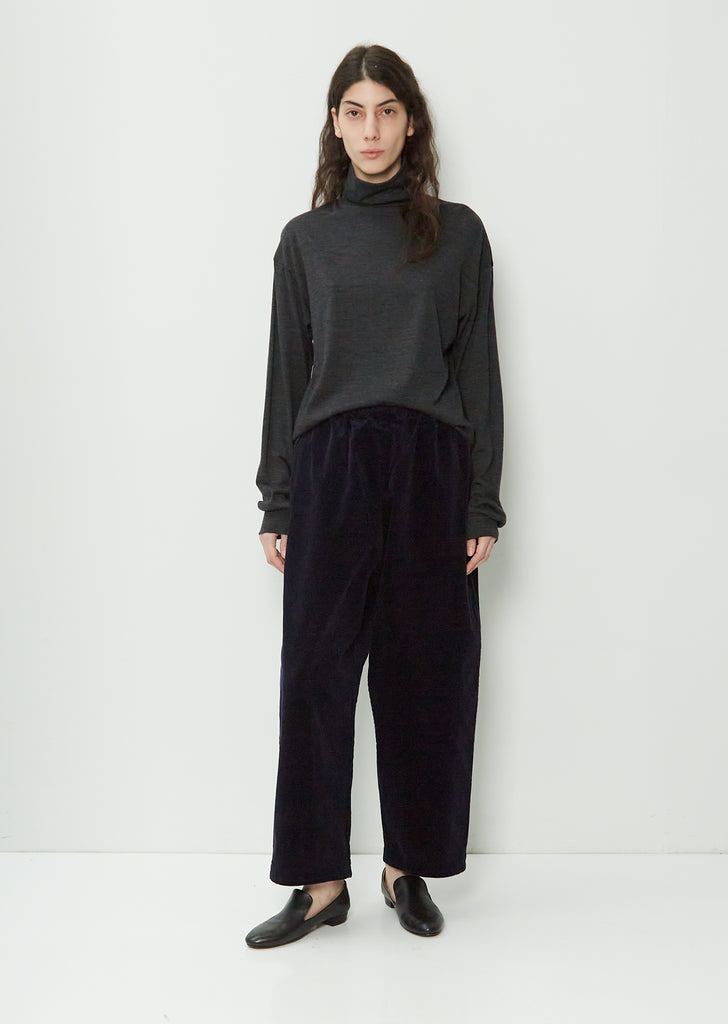 Corduroy Pants — Navy