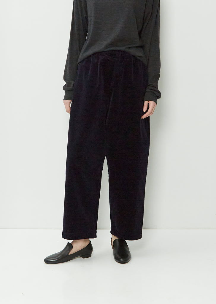 Corduroy Pants — Navy