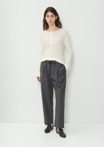 Tapered Wool Pants
