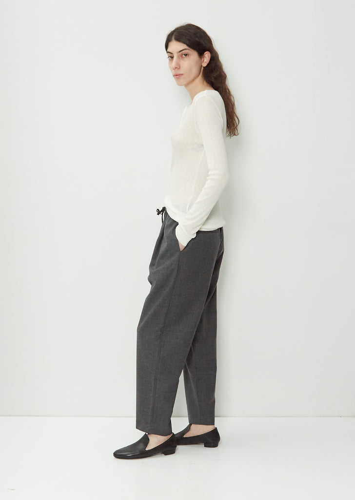 Tapered Wool Pants
