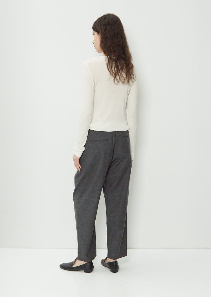 Tapered Wool Pants