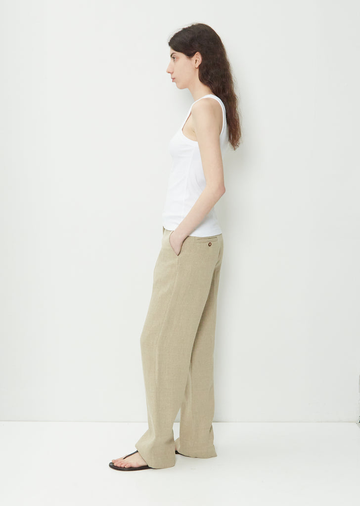 Curved Rib Tank — White