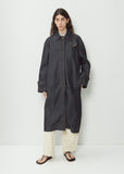 Oversized Denim Car Coat