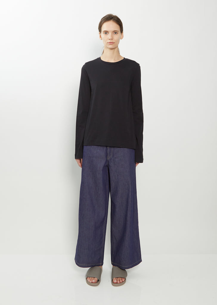 Tiepolo Long Sleeve Cotton T-Shirt