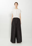 Purl Very Wide Silk Pant — Black
