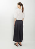 Wide Silk Pants — Dark Iris