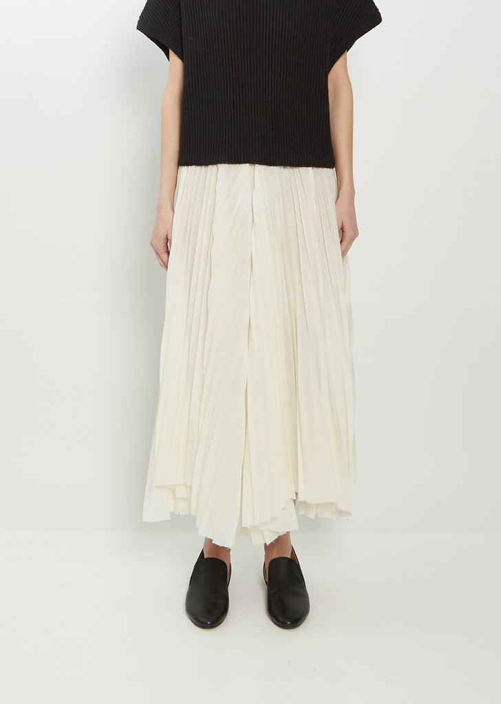 Pleated Wool Pants