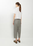 Wool Carrot Pants