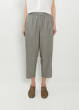 Wool Carrot Pants