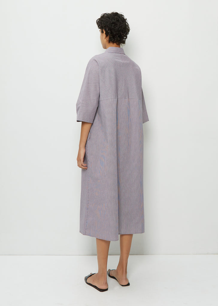 Adria Cotton Dress — Purple