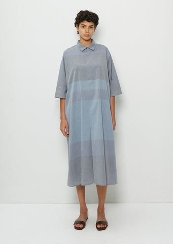 Adria Cotton Dress — Navy