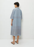 Adria Cotton Dress — Navy