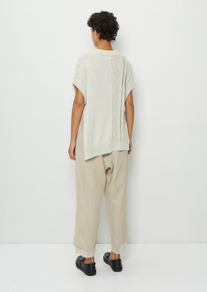 Cable Knit Cotton Top