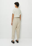 Tapered Draw String Flax Pants