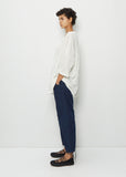 Gusset Wide Denim Trousers