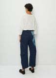 Gusset Wide Denim Trousers