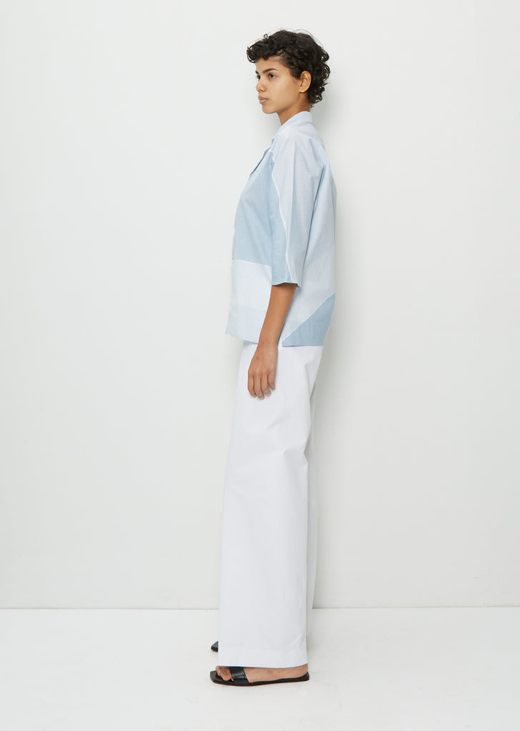 Trailer Cotton Shirt — Blue