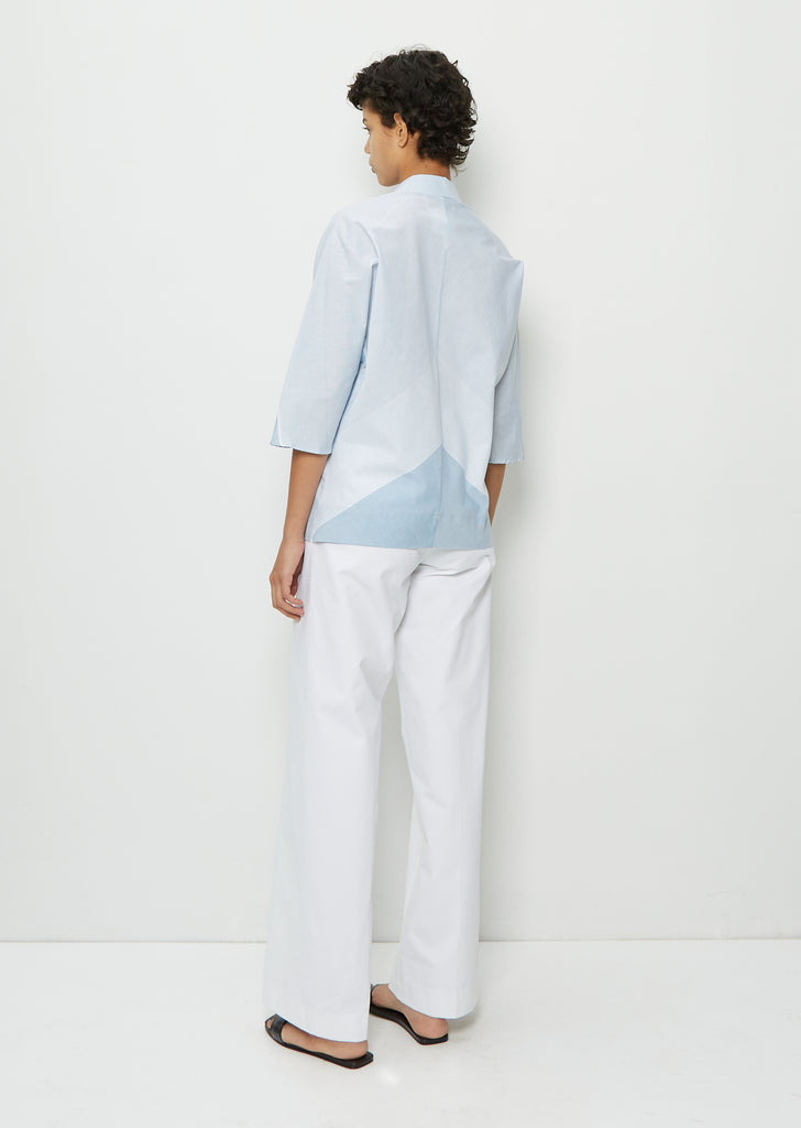 Trailer Cotton Shirt — Blue