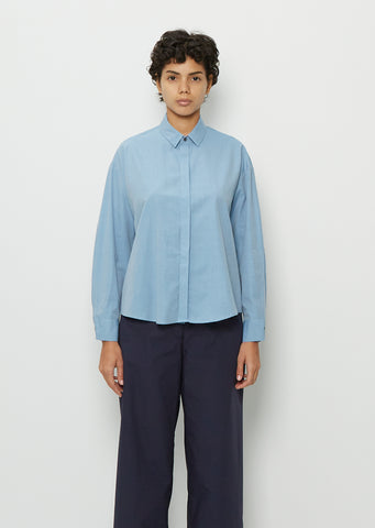 Travel Cotton Shirt — Denim