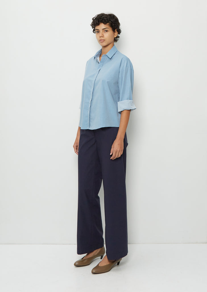 Travel Cotton Shirt — Denim