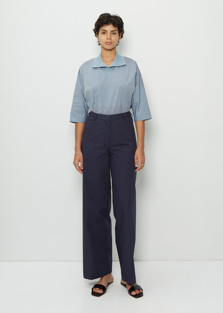 Rapido Cotton Trousers — Navy