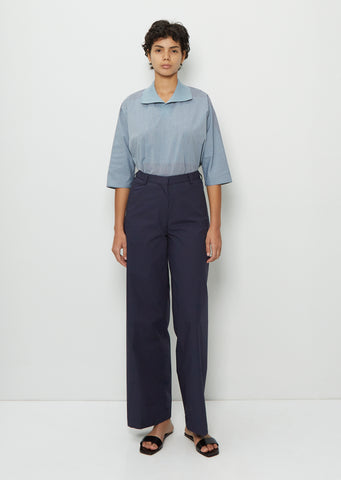 Rapido Cotton Trousers — Navy