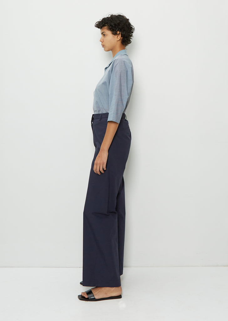 Rapido Cotton Trousers — Navy