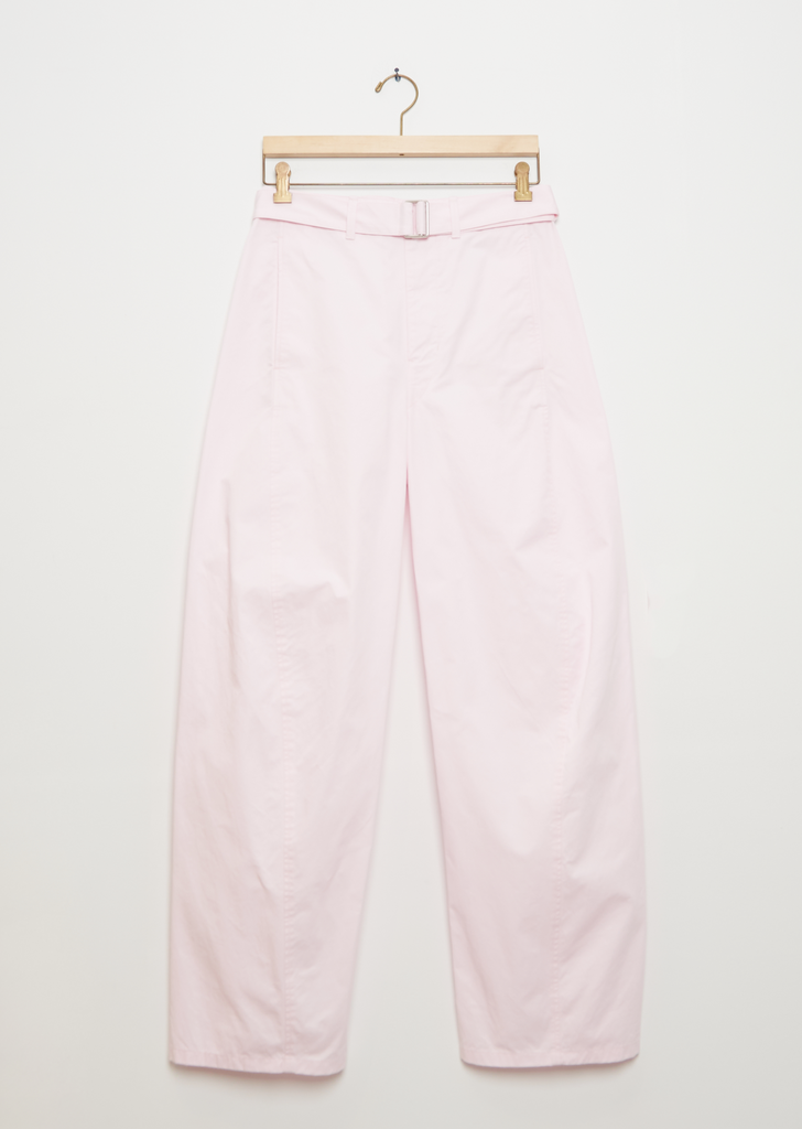 Unisex Light Belted Twisted Cotton Pants