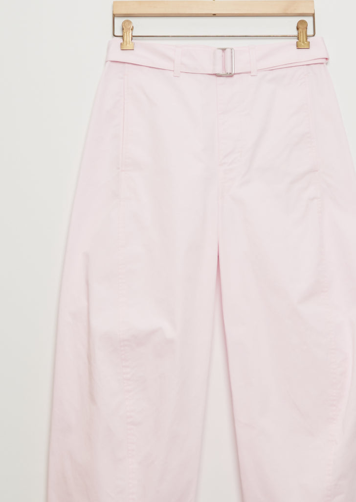 Unisex Light Belted Twisted Cotton Pants