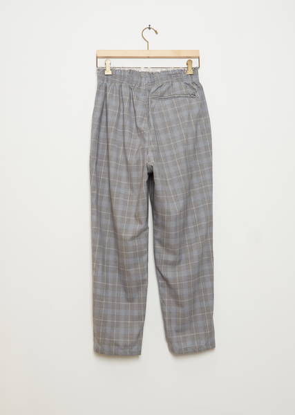 Grandma Pant — Grey Check – La Garçonne