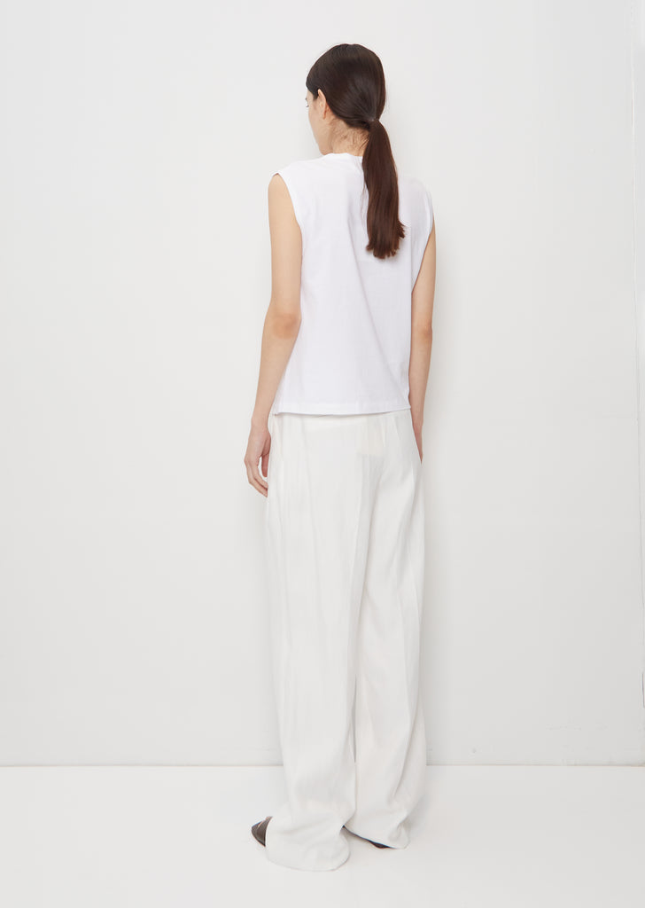 Brani Sleeveless T-Shirt — White