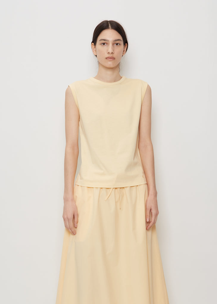 Brani Sleeveless T-Shirt — Apricot