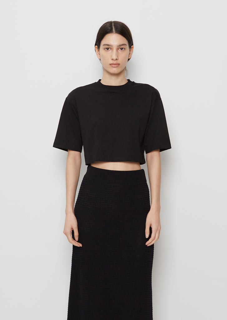 Gupo Cropped T-Shirt — Black