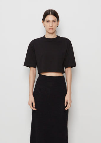 Gupo Cropped T-Shirt — Black