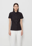 Cloudy Cotton Shirt — Black