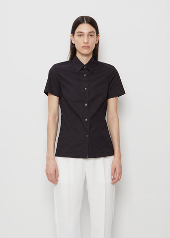 Cloudy Cotton Shirt — Black