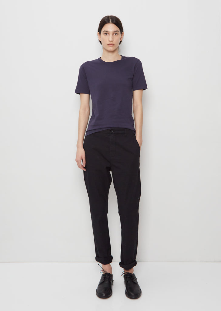 News Edit Cotton Trousers — Black