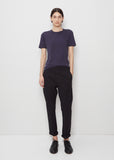 News Edit Cotton Trousers — Black