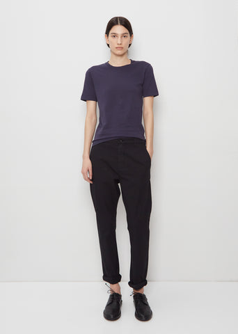 News Edit Cotton Trousers — Black