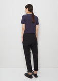 News Edit Cotton Trousers — Black