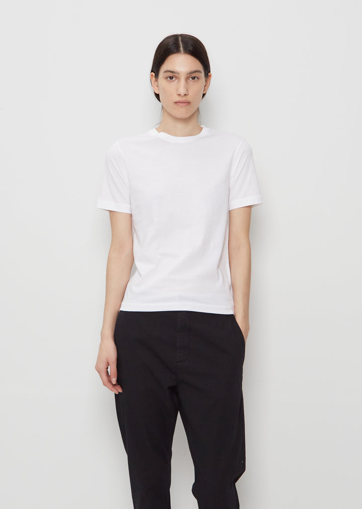 Tiny Organic Cotton Tee — White Light