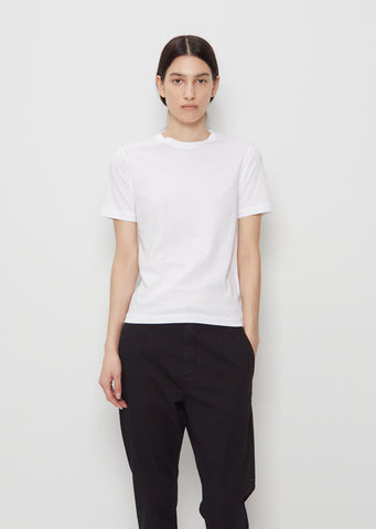 Tiny Organic Cotton Tee — White Light