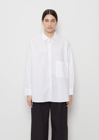 Elma Edit Cotton Shirt — White