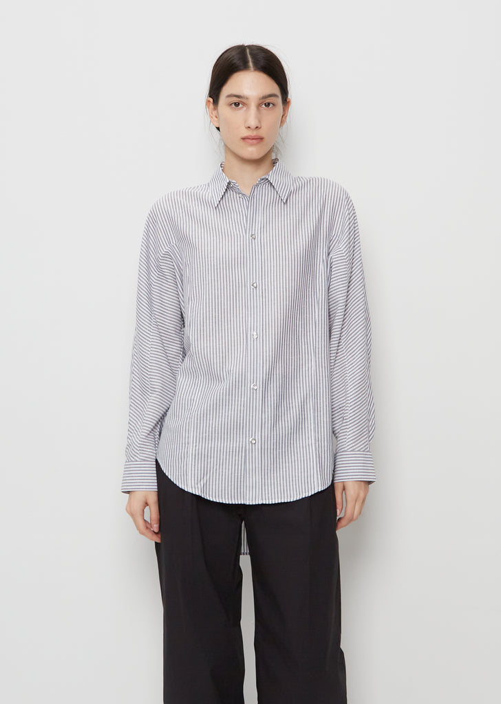 Block Viscose Blend Shirt