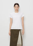 Mini Boy Cotton T — White