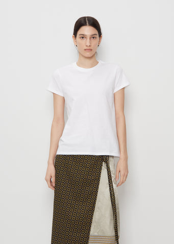 Mini Boy Cotton T — White