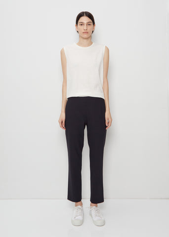 Slim Wool Pull On Pant